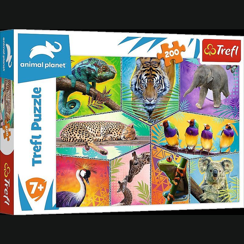 Puzzle 200 w egzotycznym świecie 13280