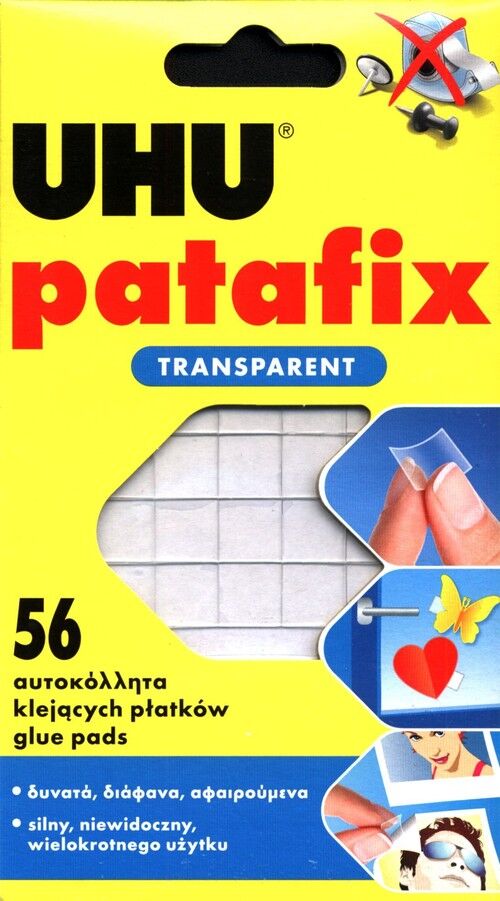 UHU Patafix Płatki invisible 56 płatków