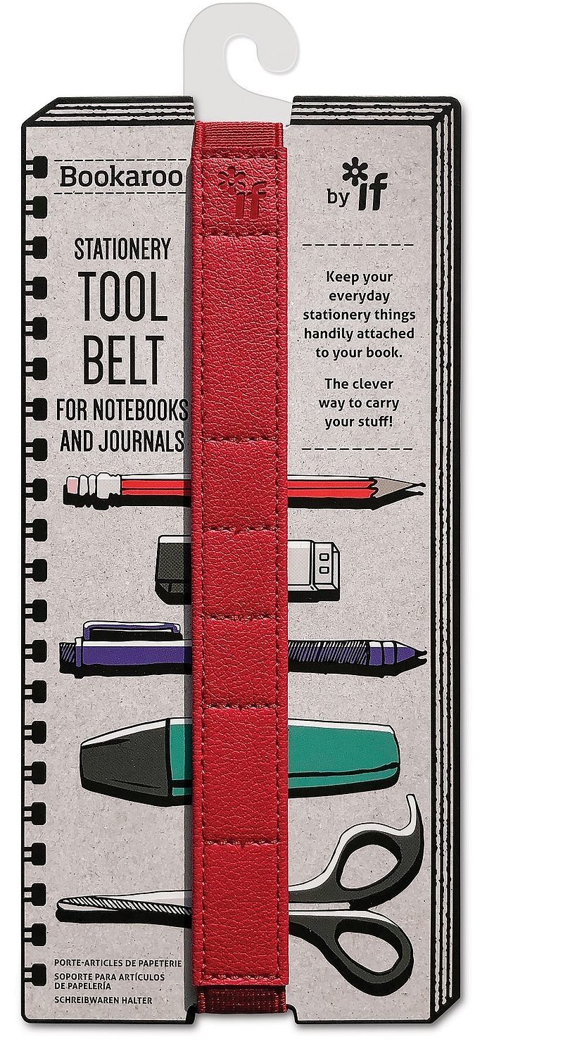 Bookaroo tool belt - przybornik na pasku - czerwony
