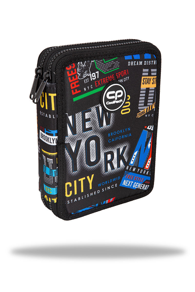 Piórnik 2-komorowy z wyposażeniem coolpack jumper xl big city