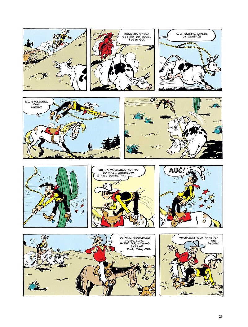 Lucky Luke - 04 - Pod niebem Zachodu