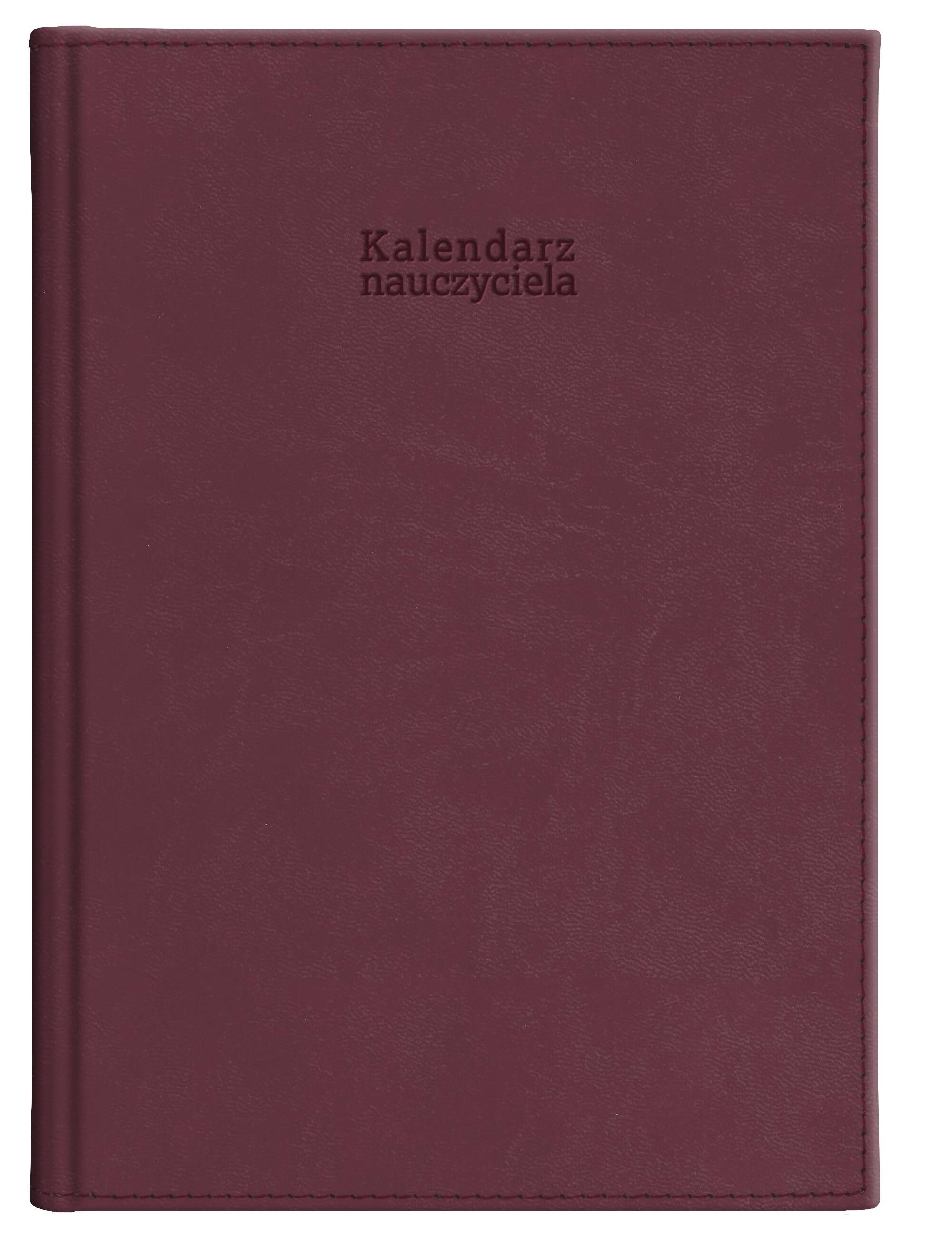 Kalendarz nauczyciela 2026/2027 A5T Vivella bordo