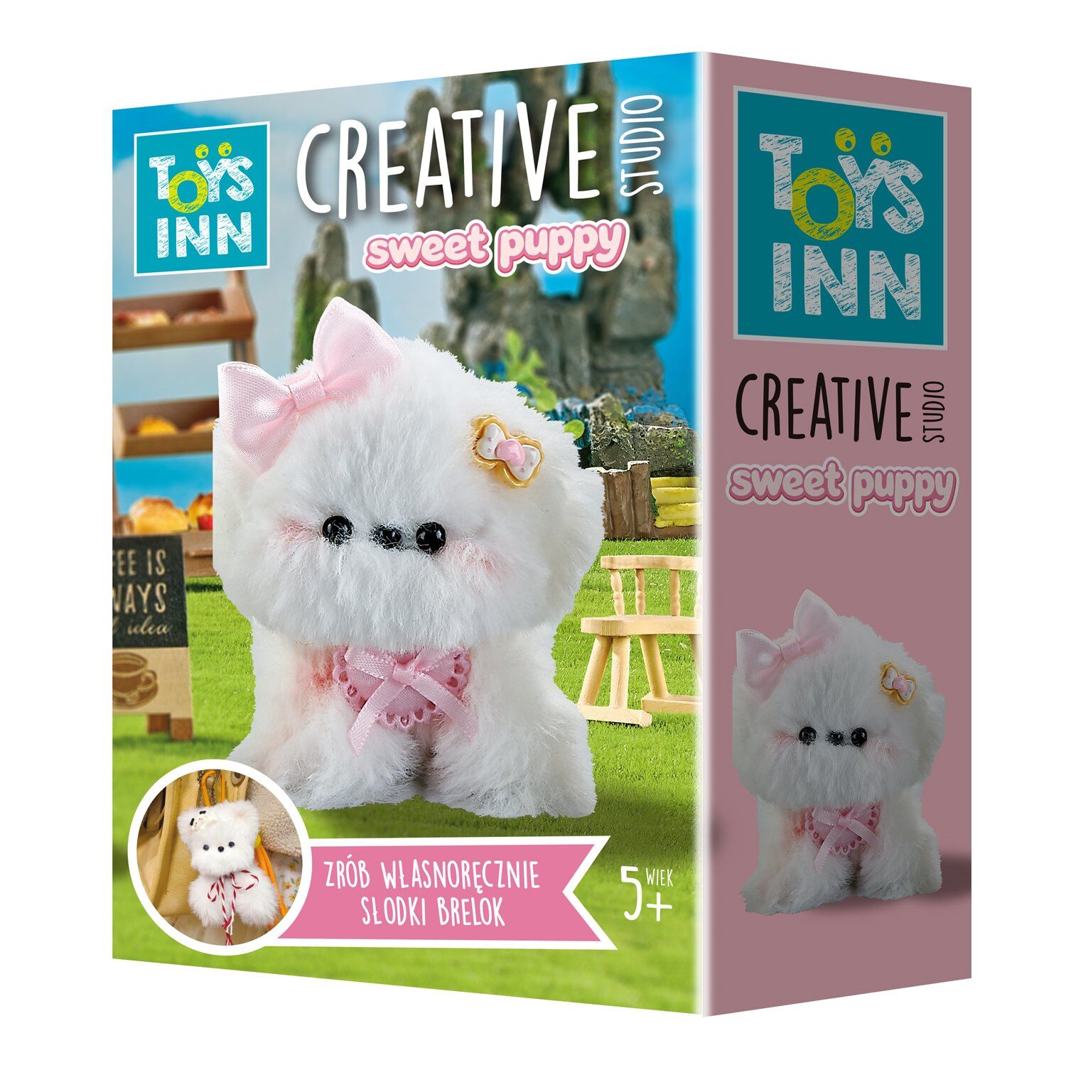 Creative Studio Sweet Puppy Biały Piesek ToysInn STN 9834