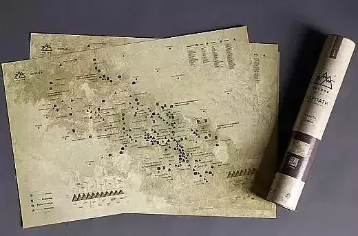 Mapa zdrapka karpaty wersja ukraińska