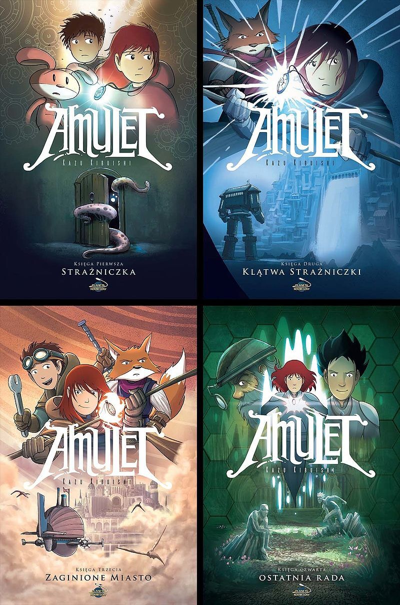 Amulet - pakiet, tomy 1-4
