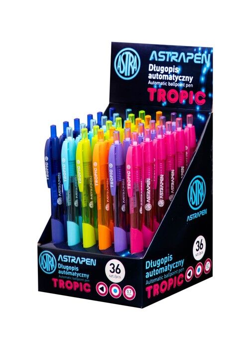 Długopis automatyczny Astrapen Tropic, display 36 sztuk