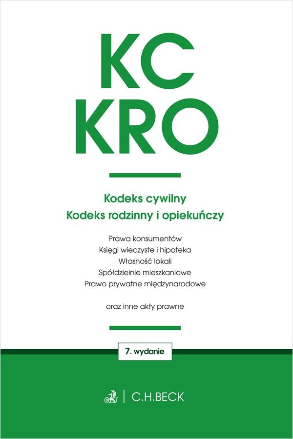 Kc kro oraz ustawy towarzyszące wyd. 7