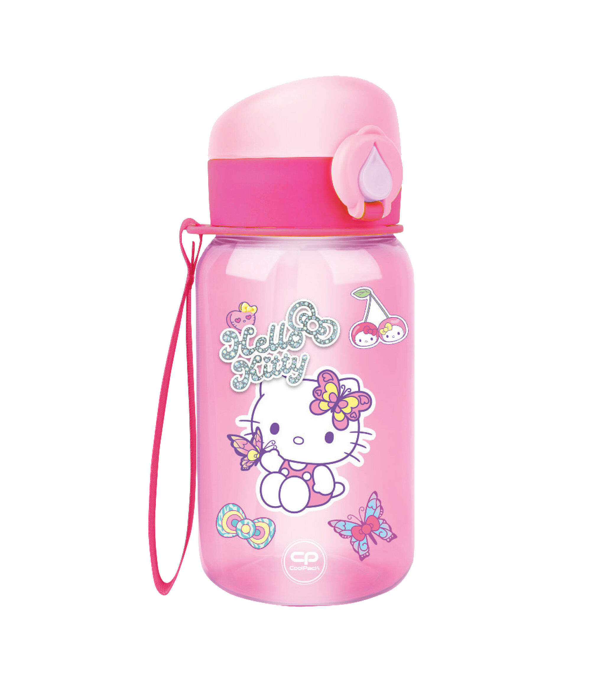 Bidon 500ml Hello Kitty Hugo Light pink