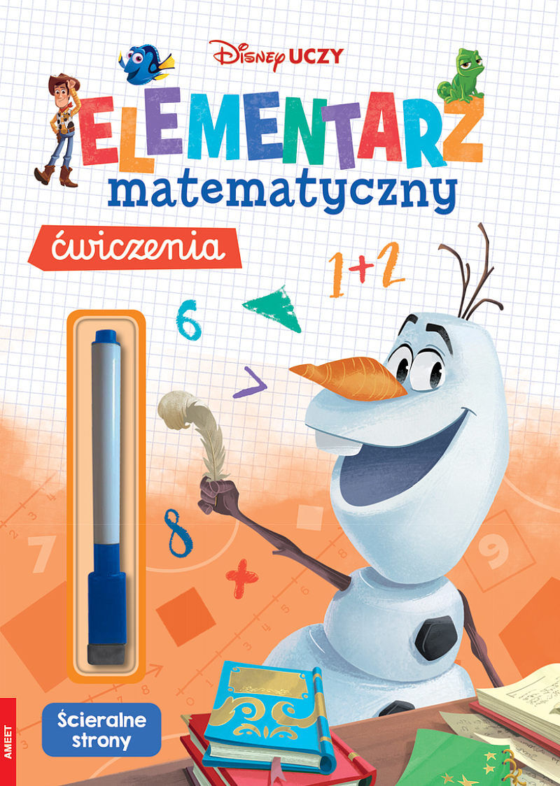 Disney uczy mix elementarz matematyczny ćwiczenia usm-9302