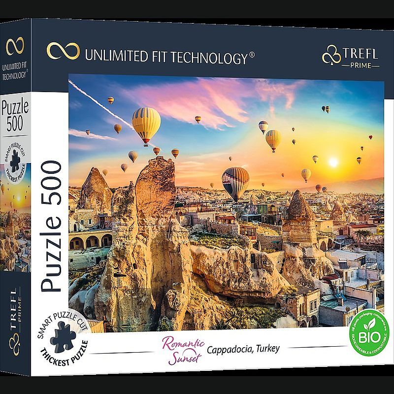 Trefl Puzzle 500 UFT Romantic Sunset: Cappadocia, Turkey
