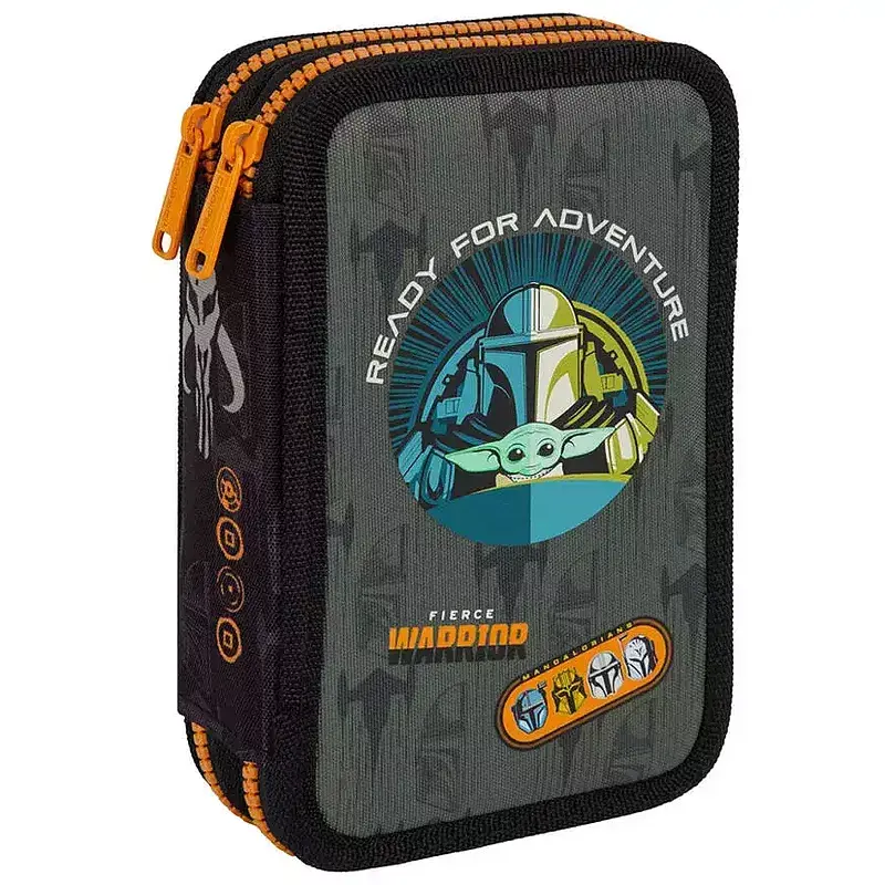 Piórnik podwójny z wyposażeniem coolpack disney core jumper 2 mandalorian