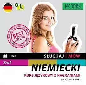 Słuchaj i mów pons niemiecki a1/b1 3w1 z nagraniami w. 2