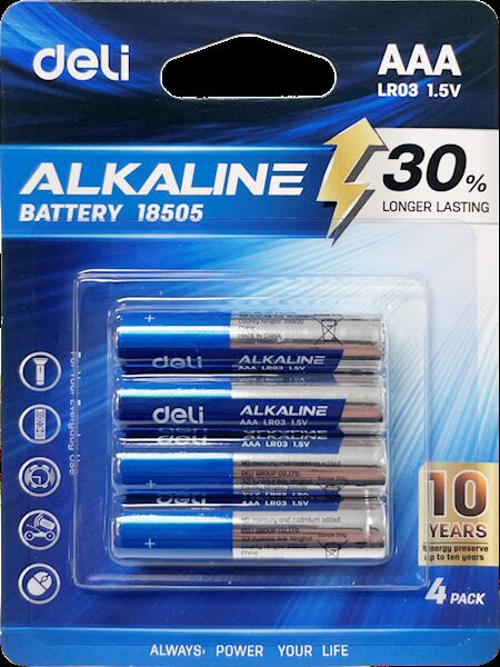 Bateria alkaliczna LR03 AAA 4 szt.
