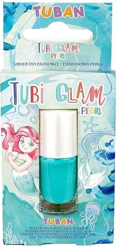 Lakier do paznokci tubi glam turkusowy perłowy