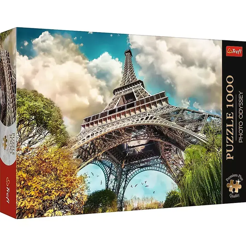 Puzzle Premium Plus Quality 1000 Photo Odyssey Wieża Eiffel w Paryżu, Francja