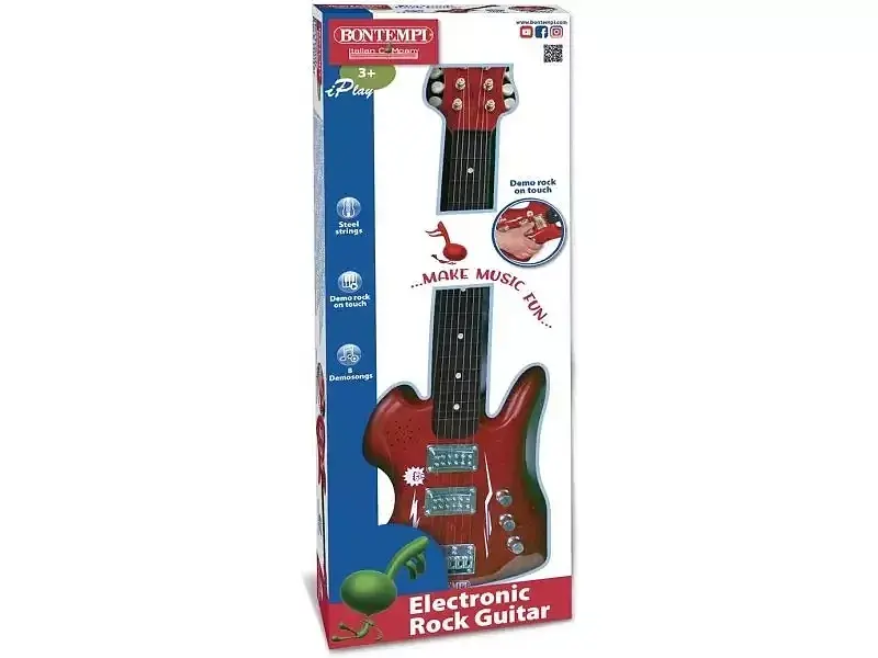 Gitara rockowa czerwona 041-244815