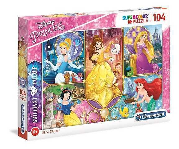 Puzzle 104 brylantowe księżniczki 20140