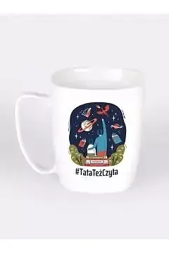 Kubek biały z uchem Baśniowa kraina