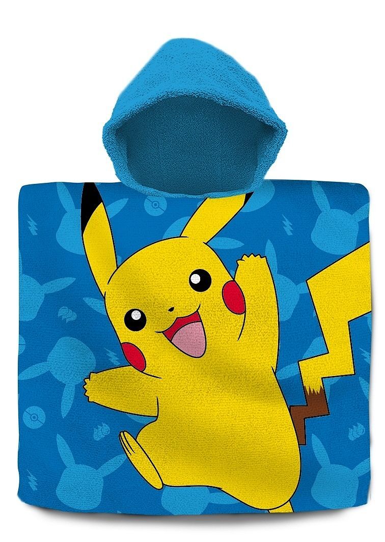 Poncho kąpielowe pokemon 120x60 cm pok-532p