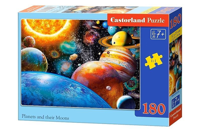 Puzzle 180 planety i ich księżyce b-018345