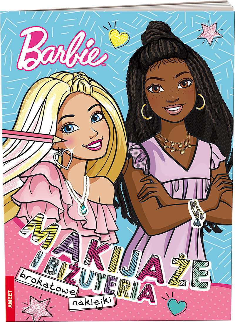 Mattel barbie makijaże i biżuteria dre-1102