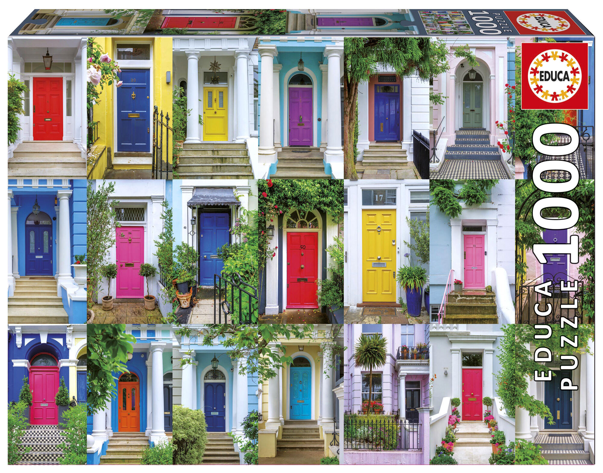 Puzzle 1000 Drzwi z Notting Hill Londyn Anglia 113408