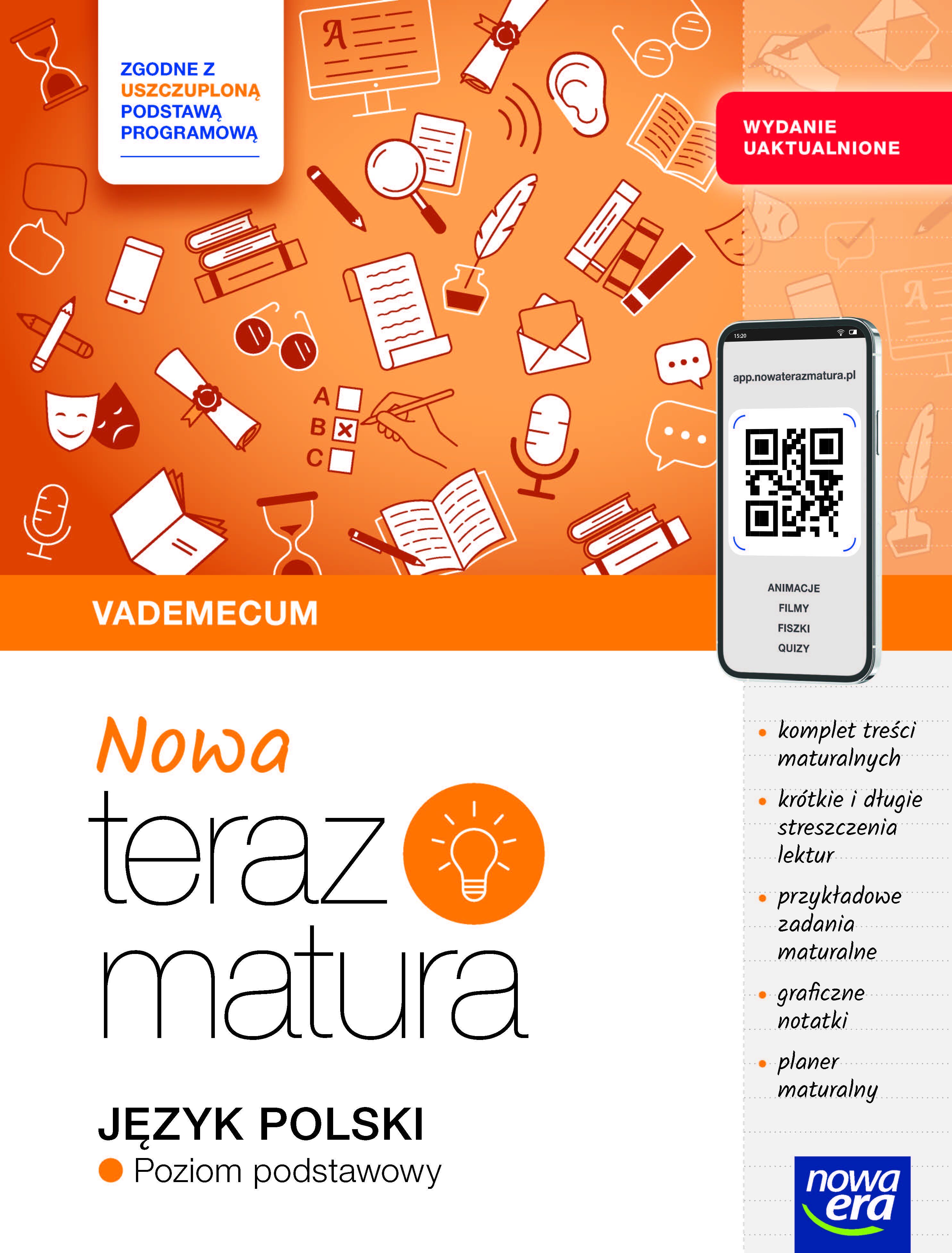 Teraz matura 2025/2026 Język polski Vademecum zakres podstawowy