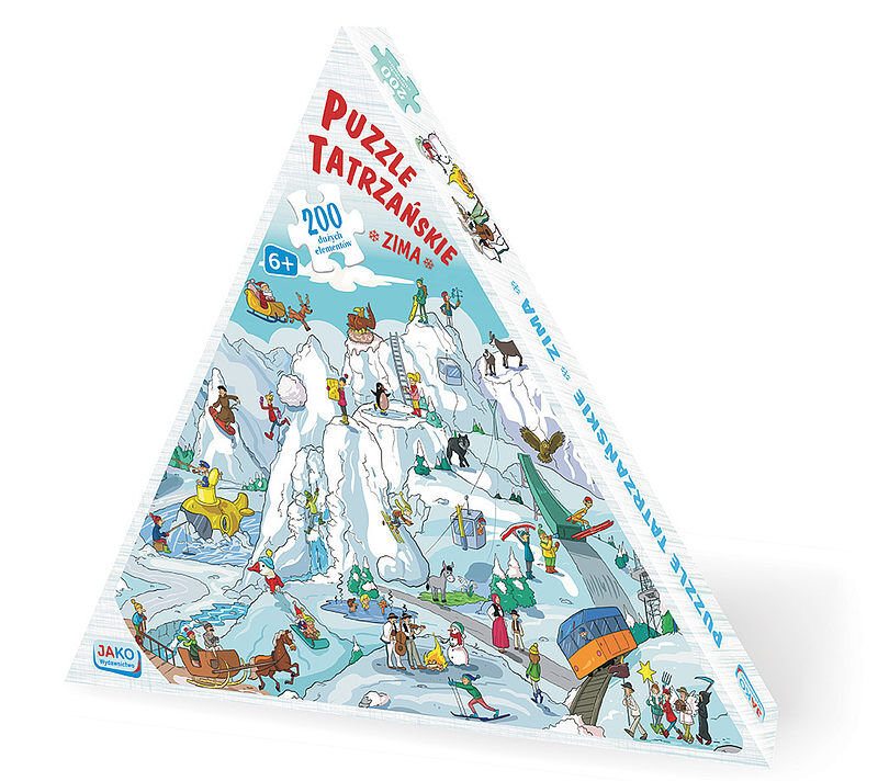 Puzzle 200 tatrzańskie - zima
