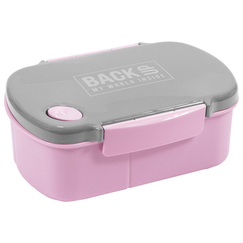 Śniadaniówka backup 5 model b36 różowo-szara