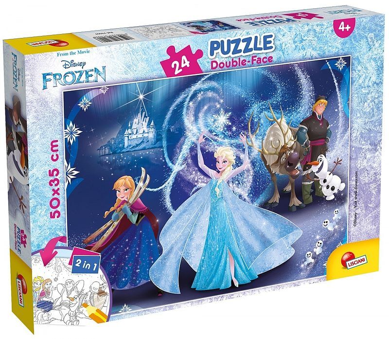 Puzzle dwustronne Plus 24 Frozen