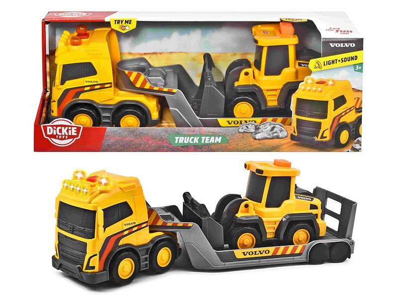 Ciężarówka z przyczepą 32 cm constr volvo