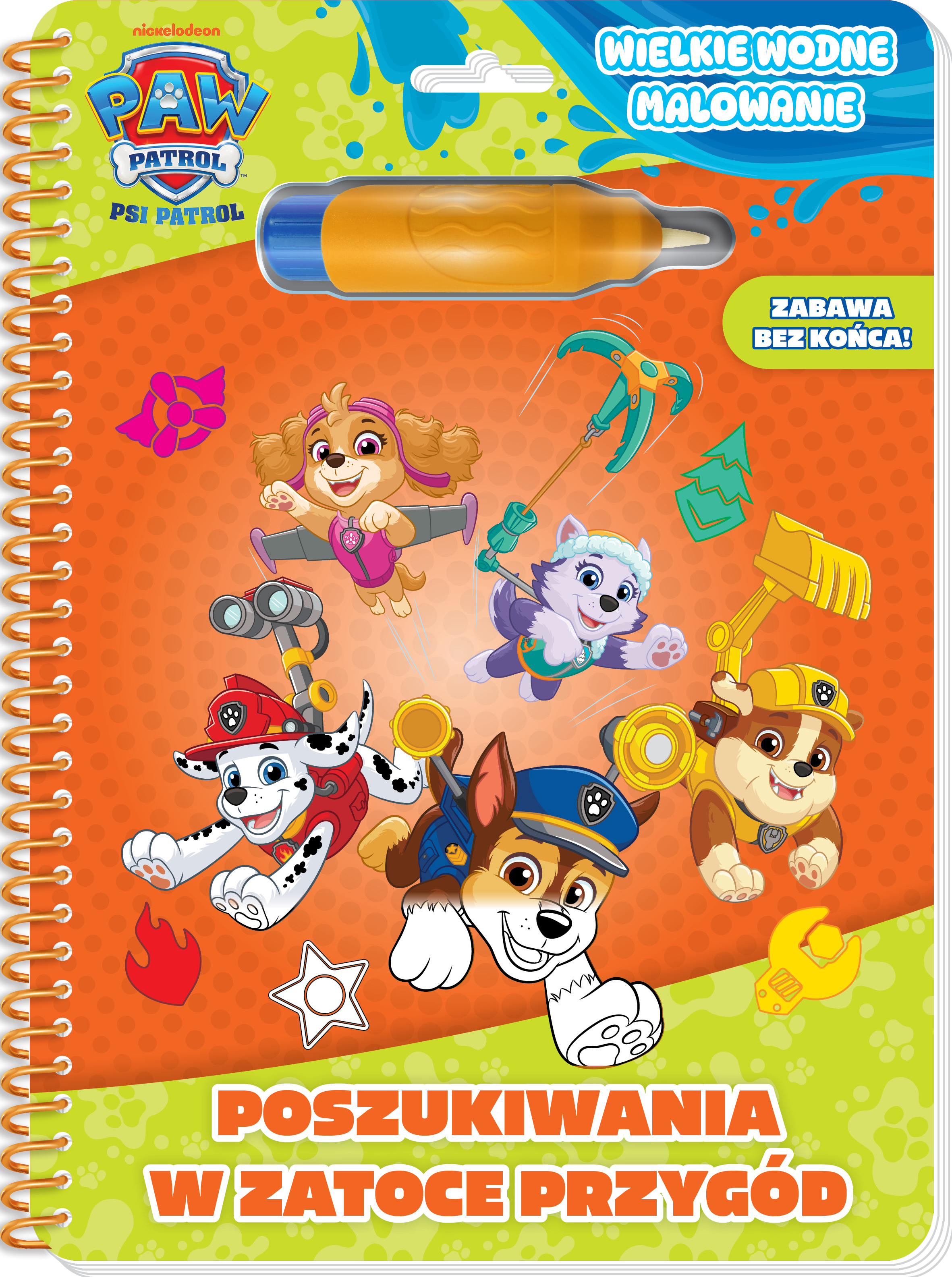 Psi Patrol. Wielkie wodne malowanie