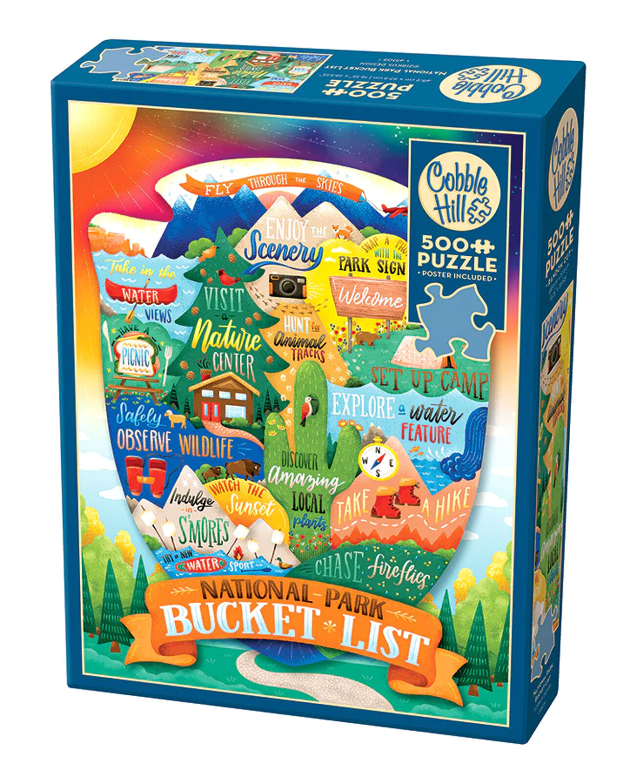 Puzzle 500 Rzeczy do zrobienia na świeżym powietrzu 113060