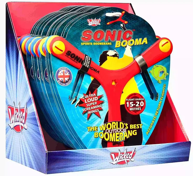 Bumerang sonic booma 1 szt. Mix kolorów