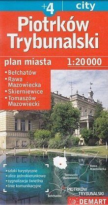 Piotrków Trybunalski. Plan miasta w skali 1:20 000