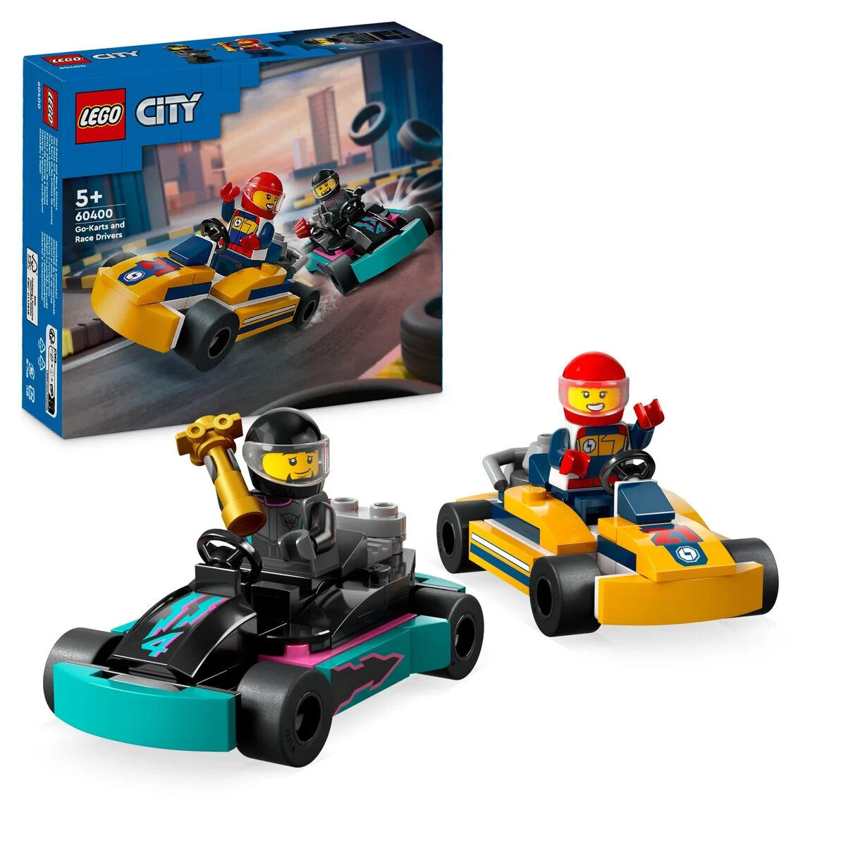 Lego CITY 60400 Gokarty i kierowcy wyścigowi