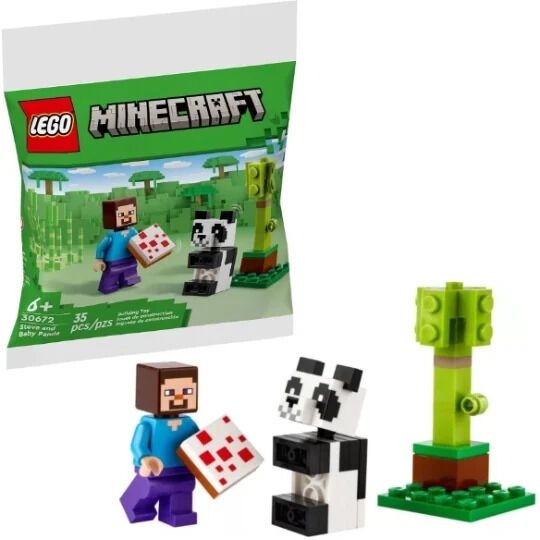 LEGO(R) MINECRAFT 30672 Steve i mała panda