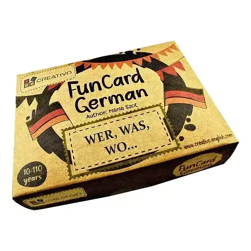 Fun Card German WER, WAS, WO...