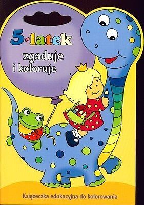 5-latek zgaduje i koloruje