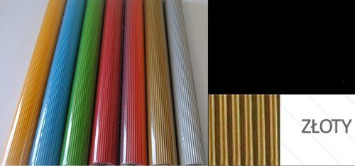 R1725 - Tektura falista „E” rolka 50cm x 70cm. kolor złoty