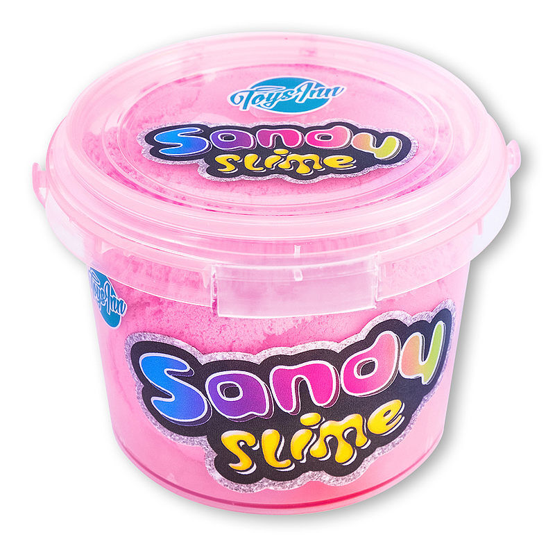 Slime wiaderko sandy różowy 300g stn6635