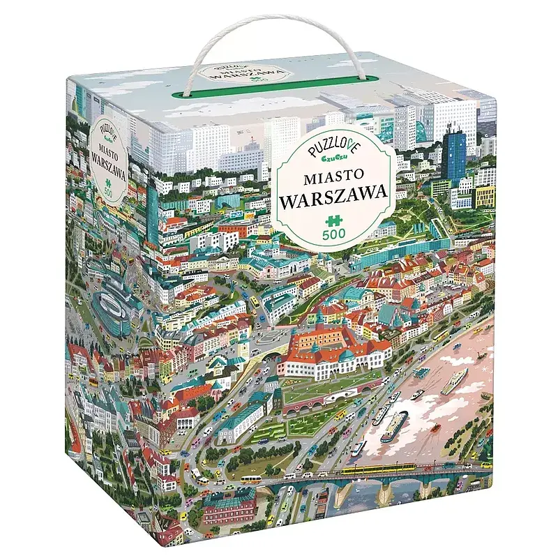 Puzzle 500 puzzlove rodzinne czuczu miasto warszawa