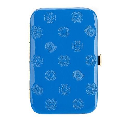 Etui na wizytówki z kolekcji Signature niebieskie