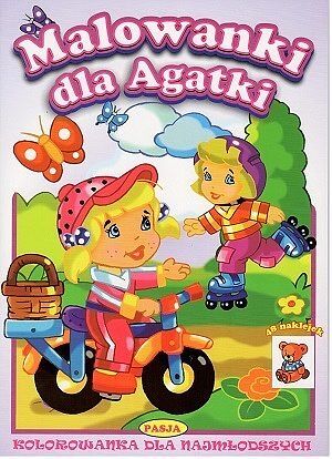 Malowanki dla agatki kolorowanki dla najmłodszych