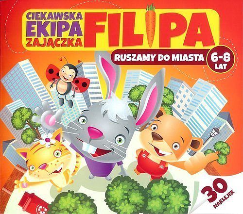 Ciekawska ekipa zajączka Filipa 6-8 lat