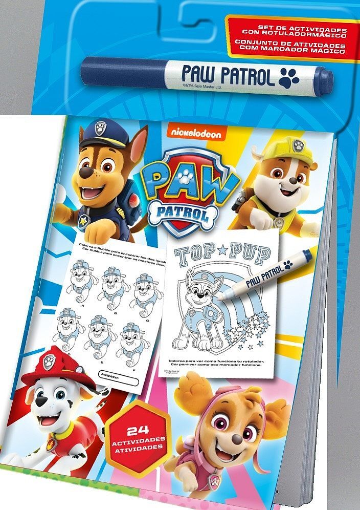 Zestaw kreatywny z magicznym markerem paw patrol pw19758