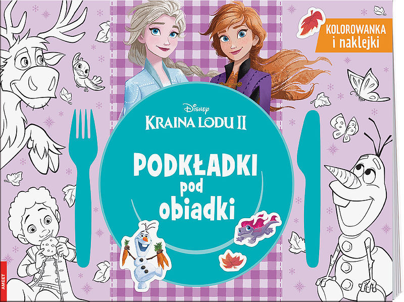 Podkładki pod obiadki kraina lodu mat-9102