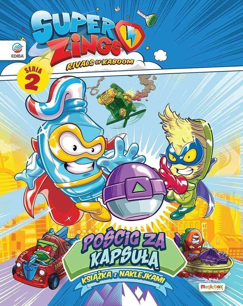 Superzings. Książka z naklejkami. Seria 2