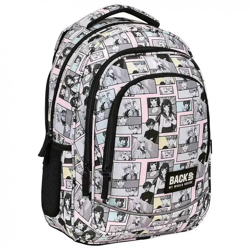 Plecak 3-komorowy backup komiks manga pastel plb6x02