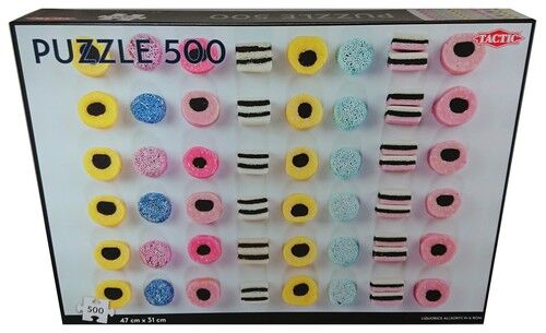 Puzzle Liquorice allsorts in a row 500
